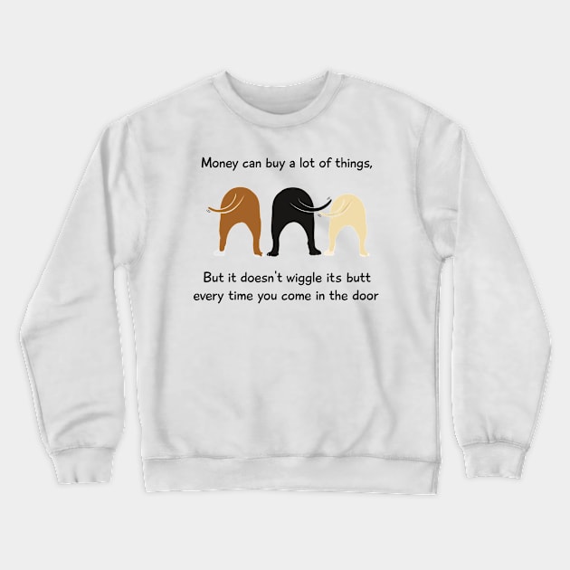 Wiggle Butts Crewneck Sweatshirt by veerkun